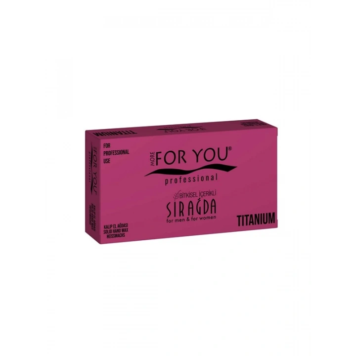 More For You Bitkisel Kalıp Sir Ağda Titantum ( Pembe) 500 ml