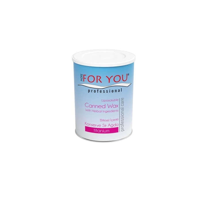 More For You Bitkisel Konserve Sir Ağda Titanyum ( Pembe) 800 ml