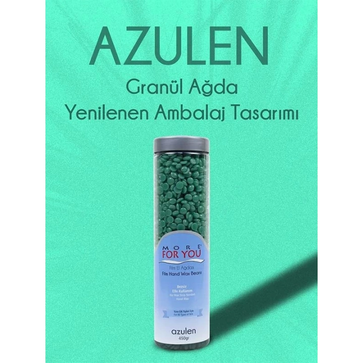 More For You Film Sir El Ağdası Boncuk Granül Azulen (Yeşil ) 450 gr PET