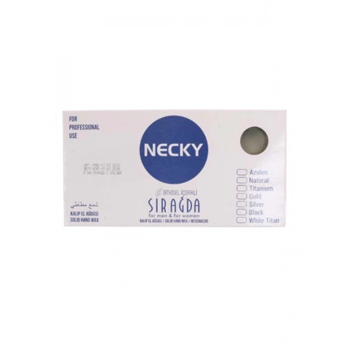 Necky Bitkisel Kalıp Sir Ağda Silver ( Gümüş ) 450 ml