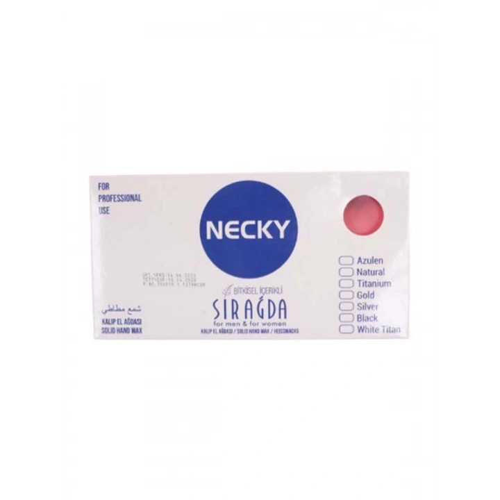 Necky Bitkisel Kalıp Sir Ağda Titanyum ( Pembe) 450 ml