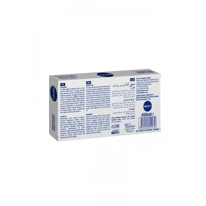 Necky Bitkisel Kalıp Sir Ağda Titanyum ( Pembe) 450 ml