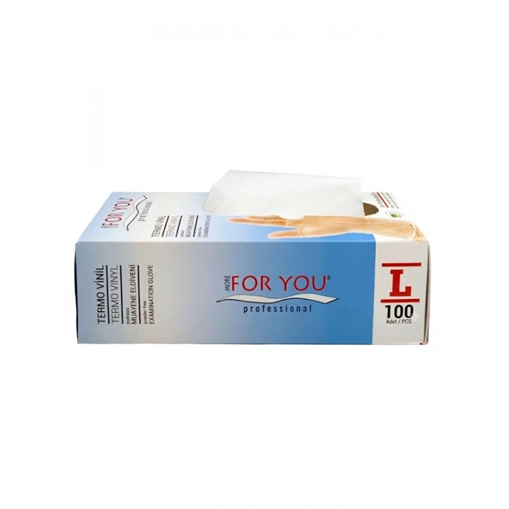 Tek Kullanımlık Termo Vinil Eldiven 100lü (L)