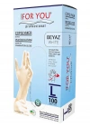 Tek Kullanımlık Copolymer Eldiven 100lü Beyaz (L)