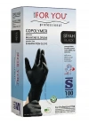 Tek Kullanımlık Copolymer Eldiven 100lü Siyah (S)