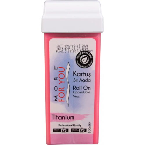 More For You Bitkisel Kartuş Sir Ağda Titantum ( Pembe ) 100 ml