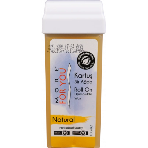 More For You Bitkisel Kartuş Sir Ağda Naturel ( Sarı) 100 ml