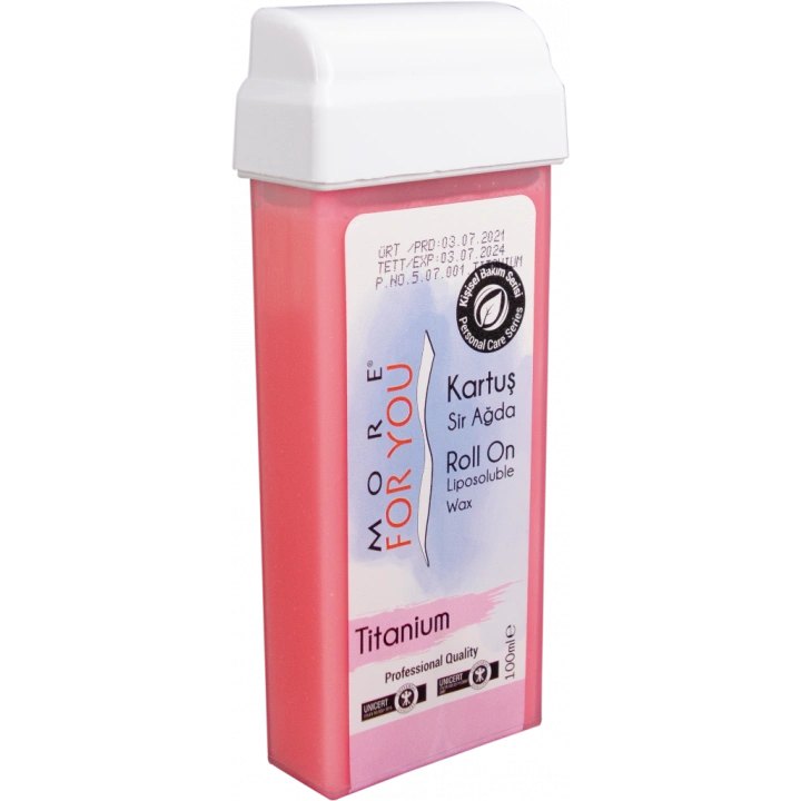 More For You Bitkisel Kartuş Sir Ağda Titantum ( Pembe ) 100 ml