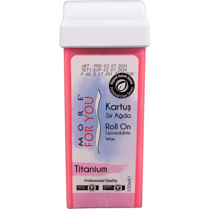 More For You Bitkisel Kartuş Sir Ağda Titantum ( Pembe ) 100 ml