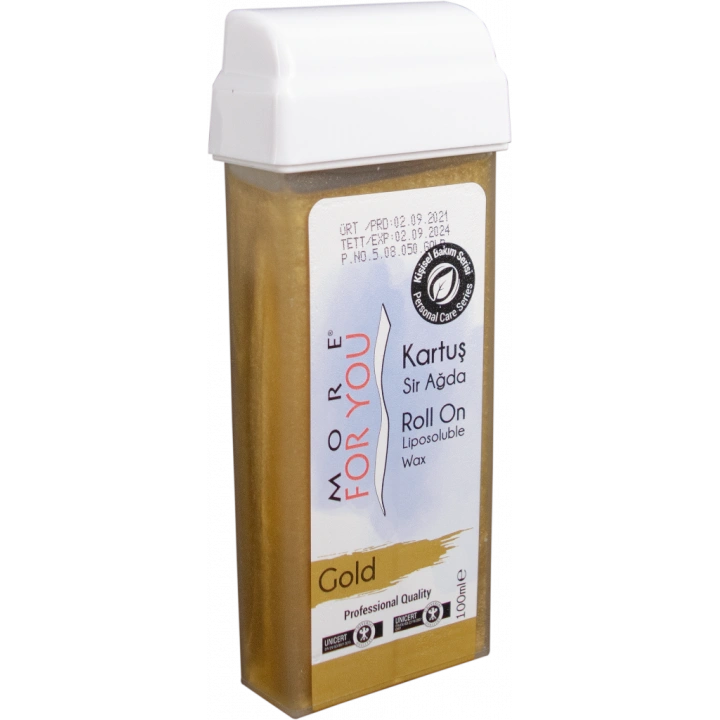 More For You Bitkisel Kartuş Sir Ağda Gold ( Altın ) 100 ml