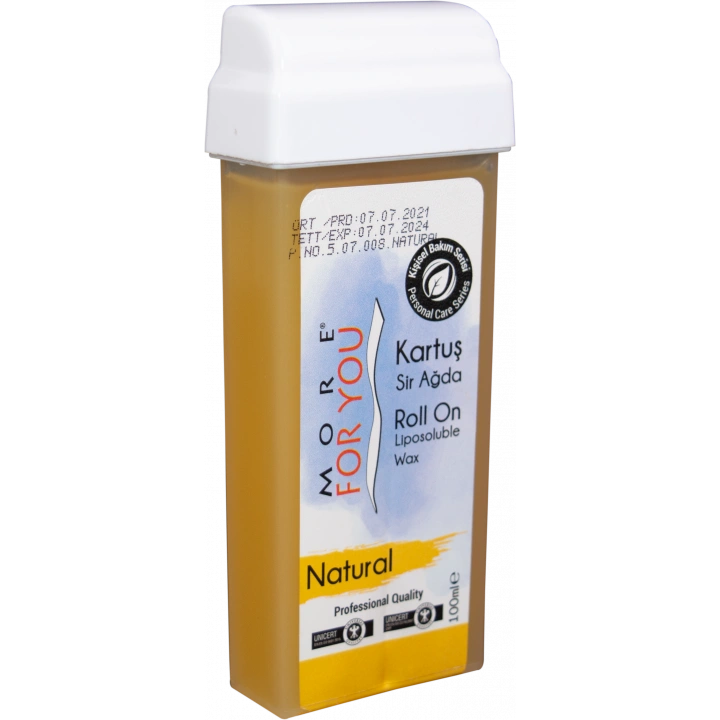 More For You Bitkisel Kartuş Sir Ağda Naturel ( Sarı) 100 ml