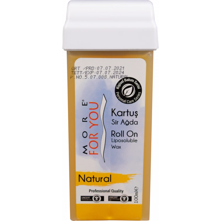 More For You Bitkisel Kartuş Sir Ağda Naturel ( Sarı) 100 ml