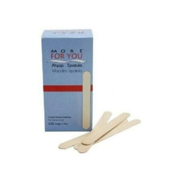 More For You Ahşap Ağda Spatulası 100 Adet