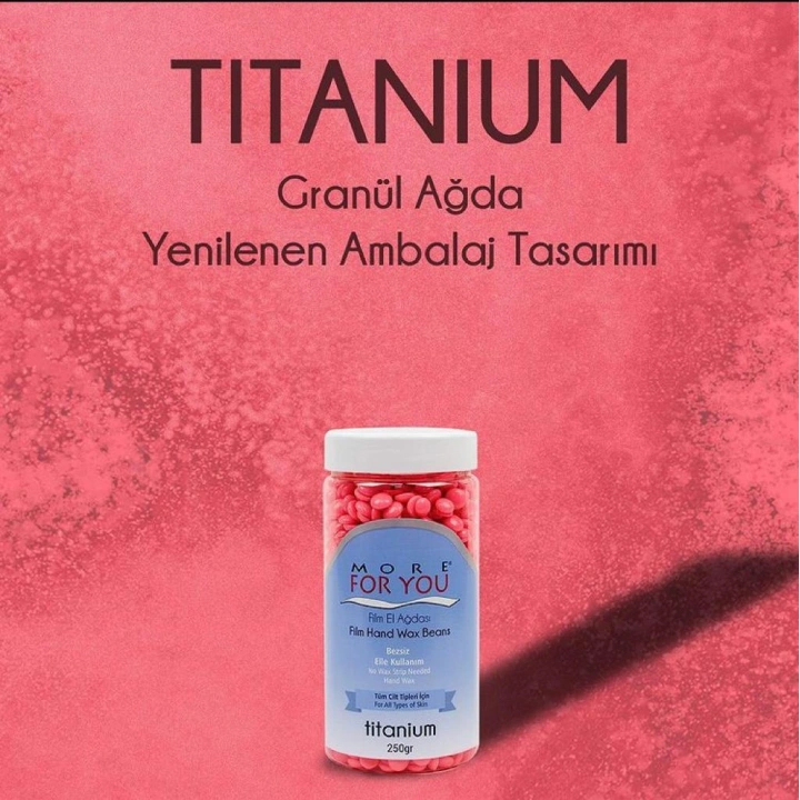 More For You Film Sir El Ağdası Boncuk Granül Titanyum (Pembe) 250 gr PET