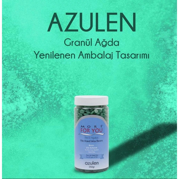 More For You Film Sir El Ağdası Boncuk Granül Azulen (Yeşil) 250 gr PET