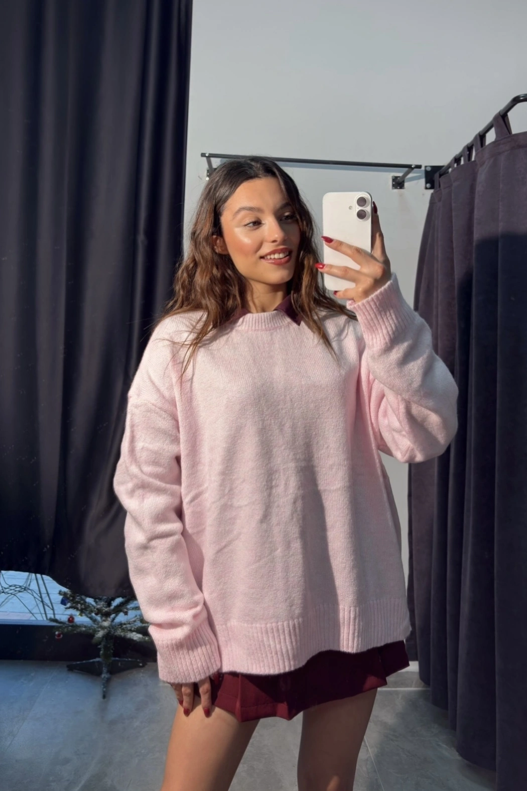 Pembe Yumuşak Dokulu Kazak