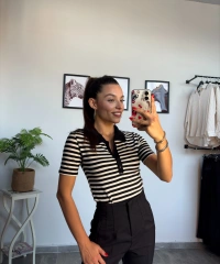 Orijinal Marka Polo Yaka Kısa Kol Triko