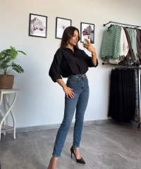 Dar Paça Kot Pantolon