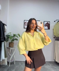 Sarı Çizgili Gömlek