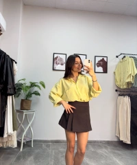 Sarı Çizgili Gömlek