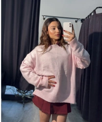 Pembe Yumuşak Dokulu Kazak