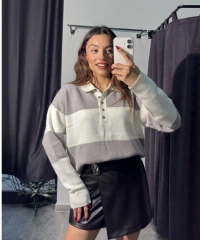 Polo Yaka Yumuşak Dokulu Triko