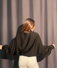 Bolerolu Siyah Triko Takım