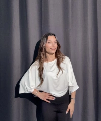 Yarasa Kol Beyaz Tişört