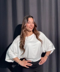 Yarasa Kol Beyaz Tişört