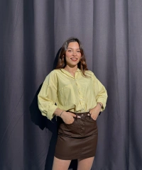 Kahverengi Mumlu Etek