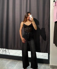 Ekstra Yüksel Bel Premium Jean Siyah