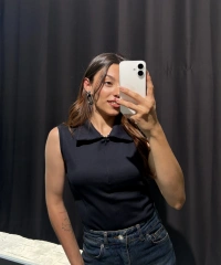 Polo Yaka Fermuarlı Lacivert Body