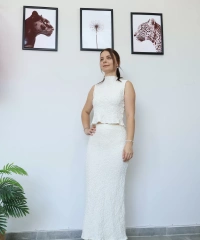 Krem Stradi Bürümcük Takım