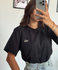 Siyah Alo Tişört