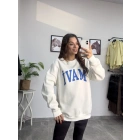 Orijinal Marka Beyaz Şardonlu Sweatshirt