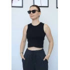 Beymen Siyah Crop