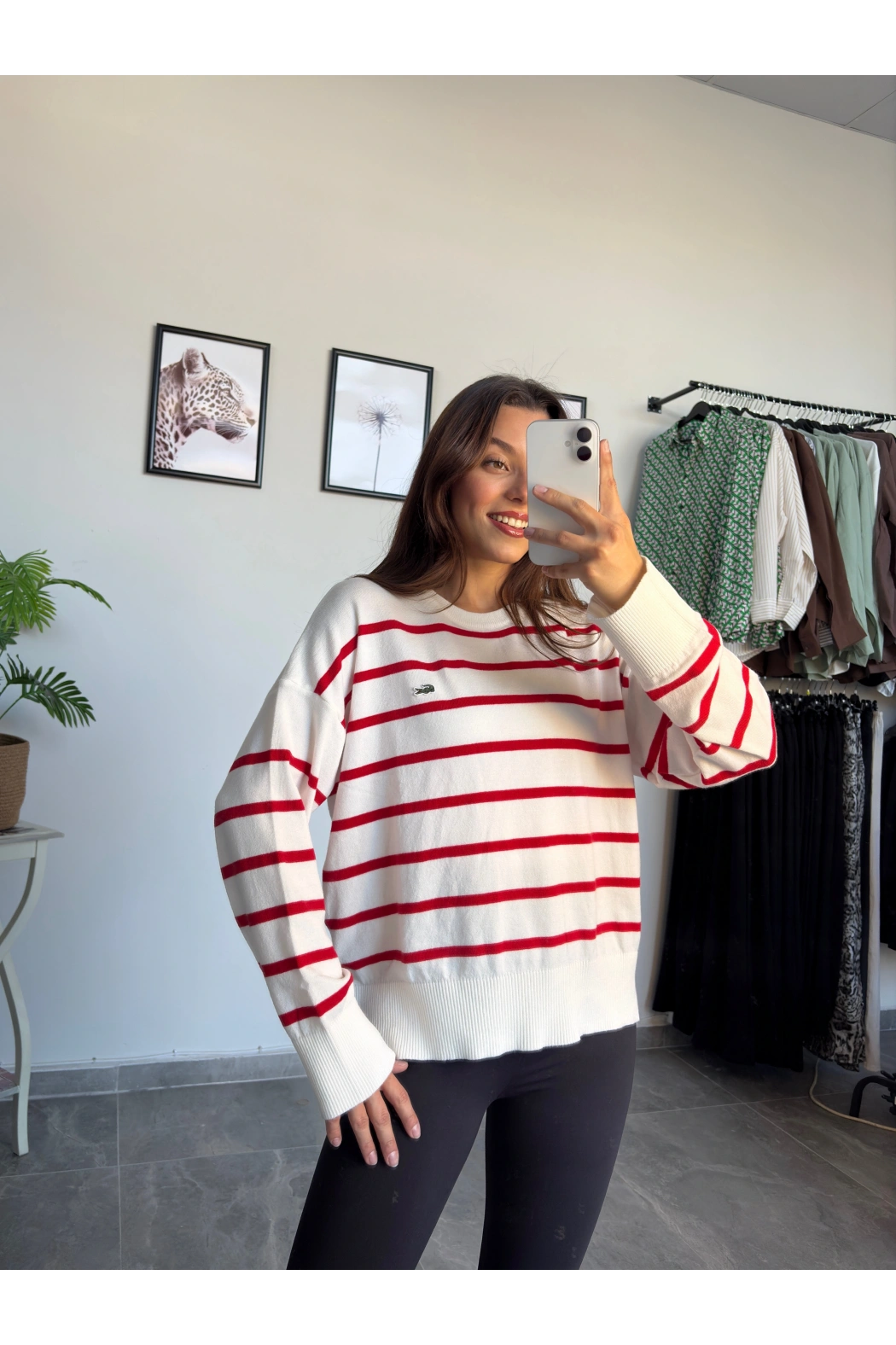 Dokulu Lacoste Triko Kazak