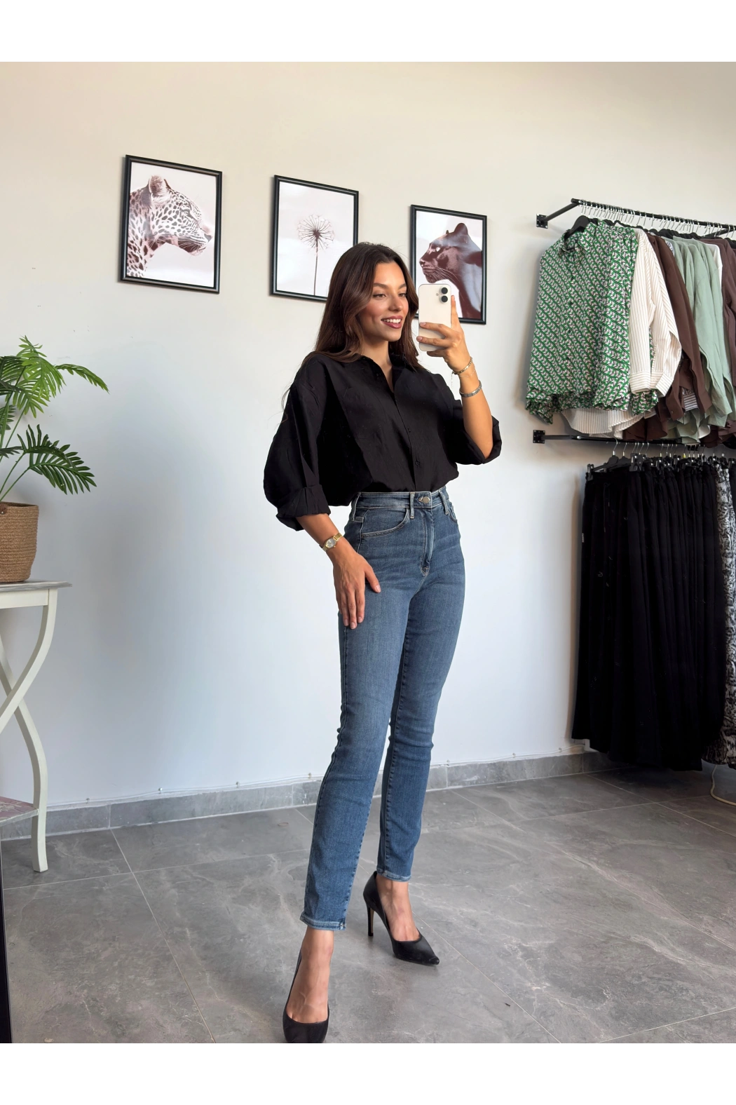 Dar Paça Kot Pantolon