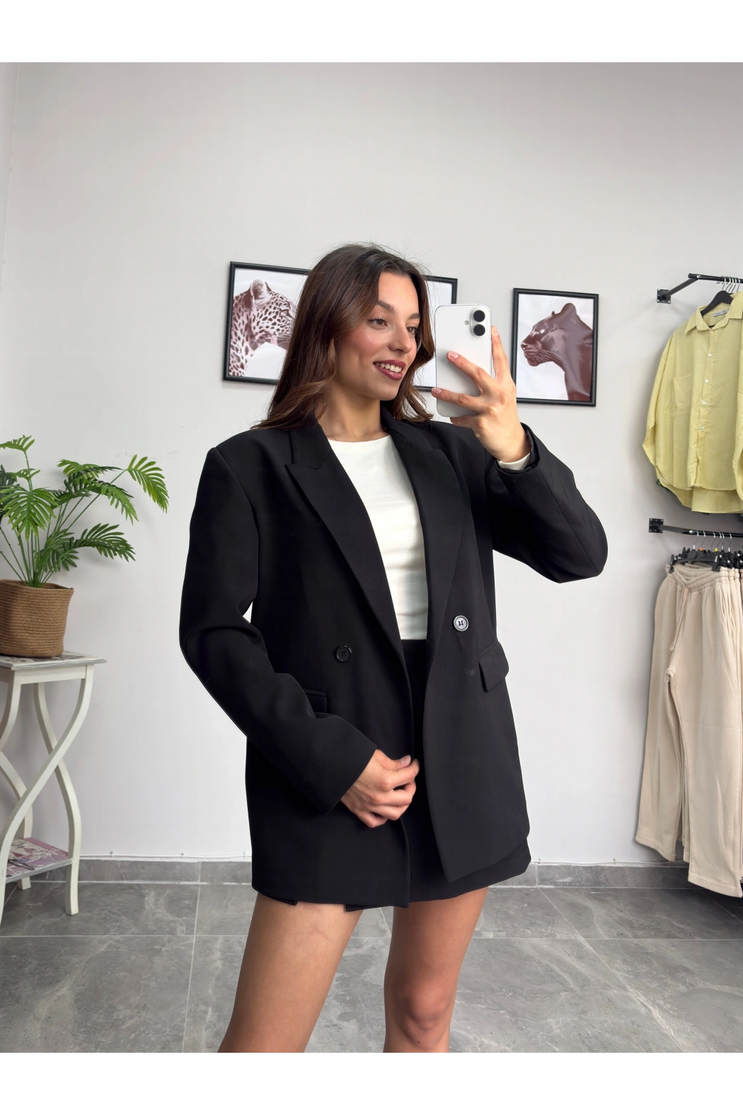 Orijinal Marka Siyah Blazer Ceket