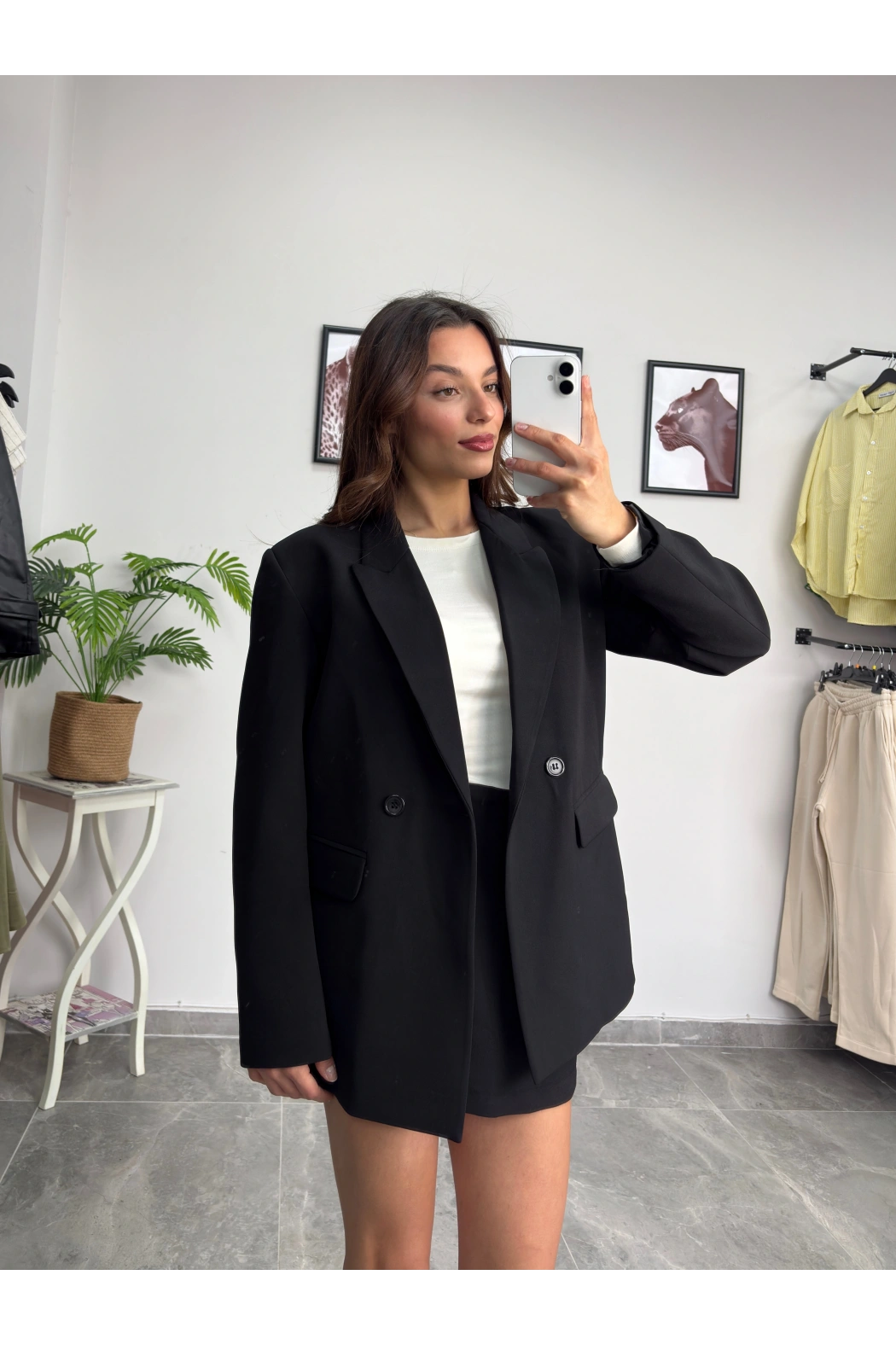 Orijinal Marka Siyah Blazer Ceket