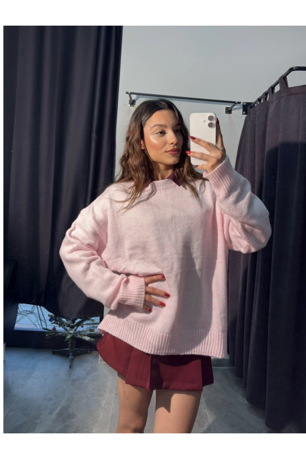 Pembe Yumuşak Dokulu Kazak