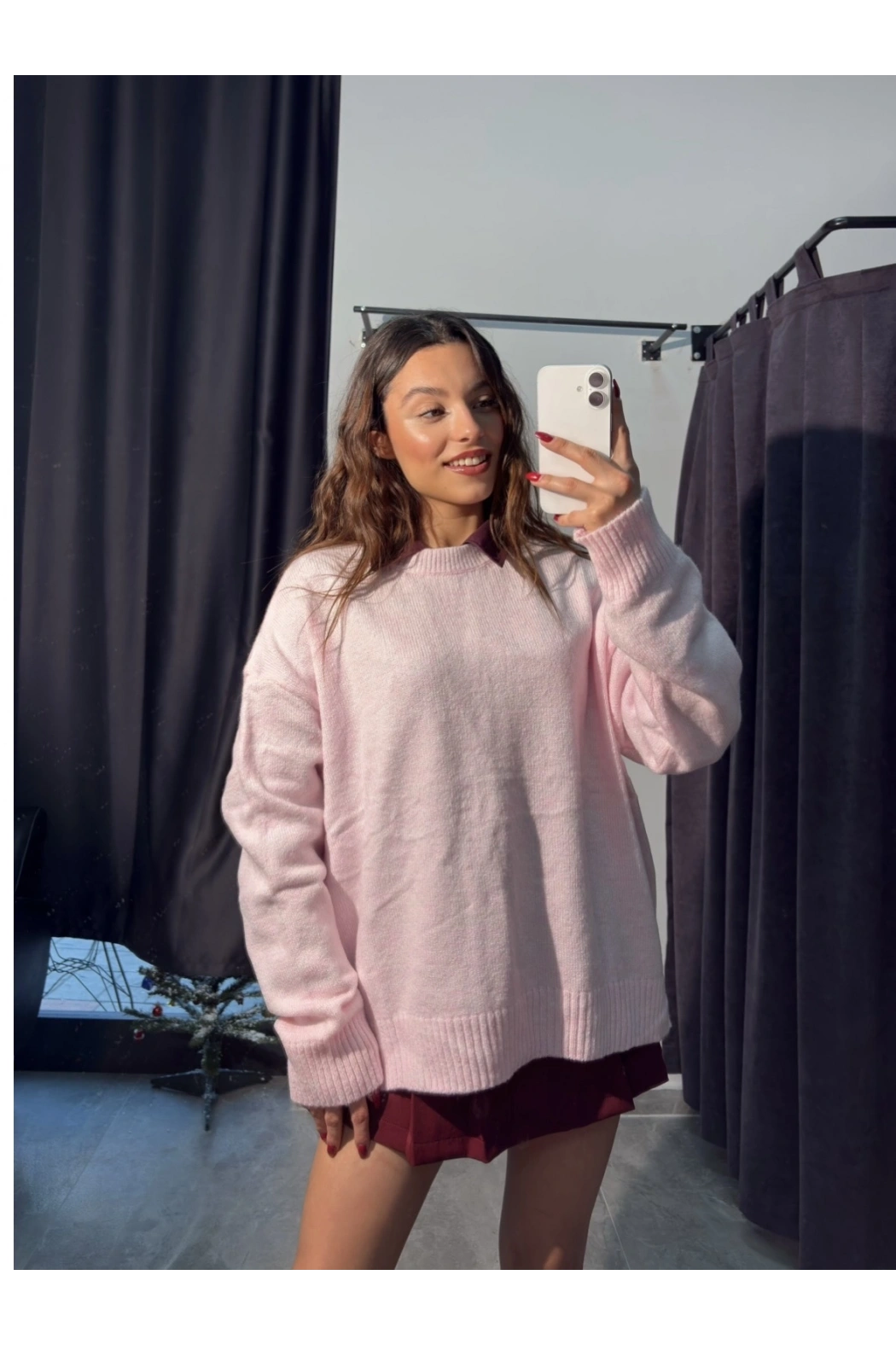 Pembe Yumuşak Dokulu Kazak