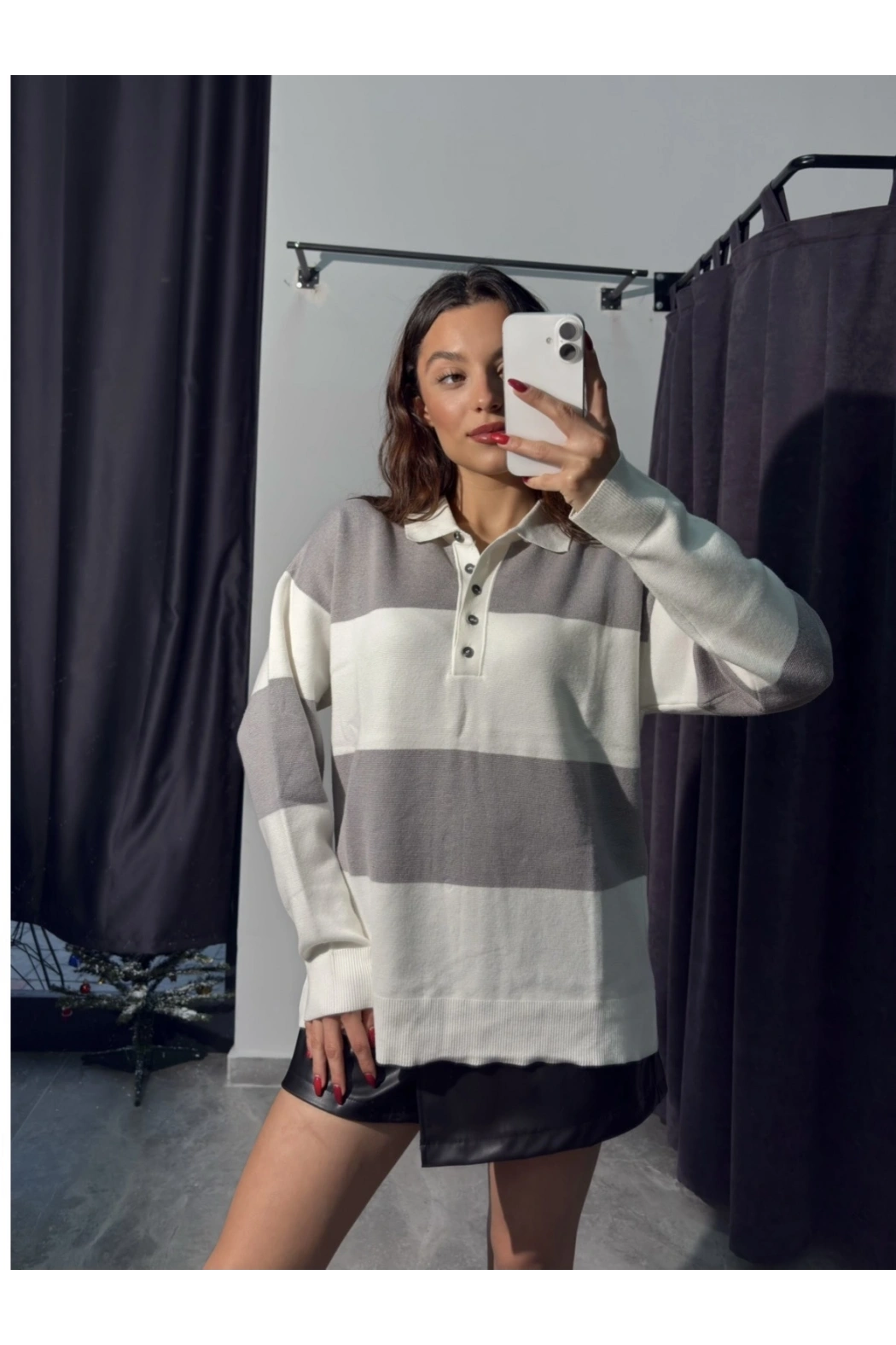 Polo Yaka Yumuşak Dokulu Triko