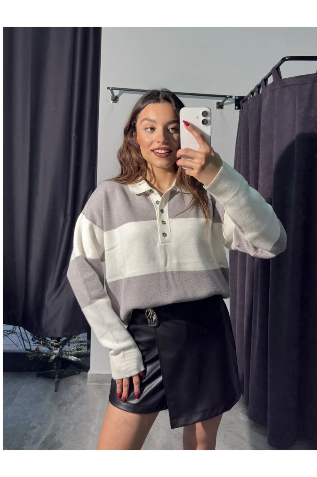 Polo Yaka Yumuşak Dokulu Triko