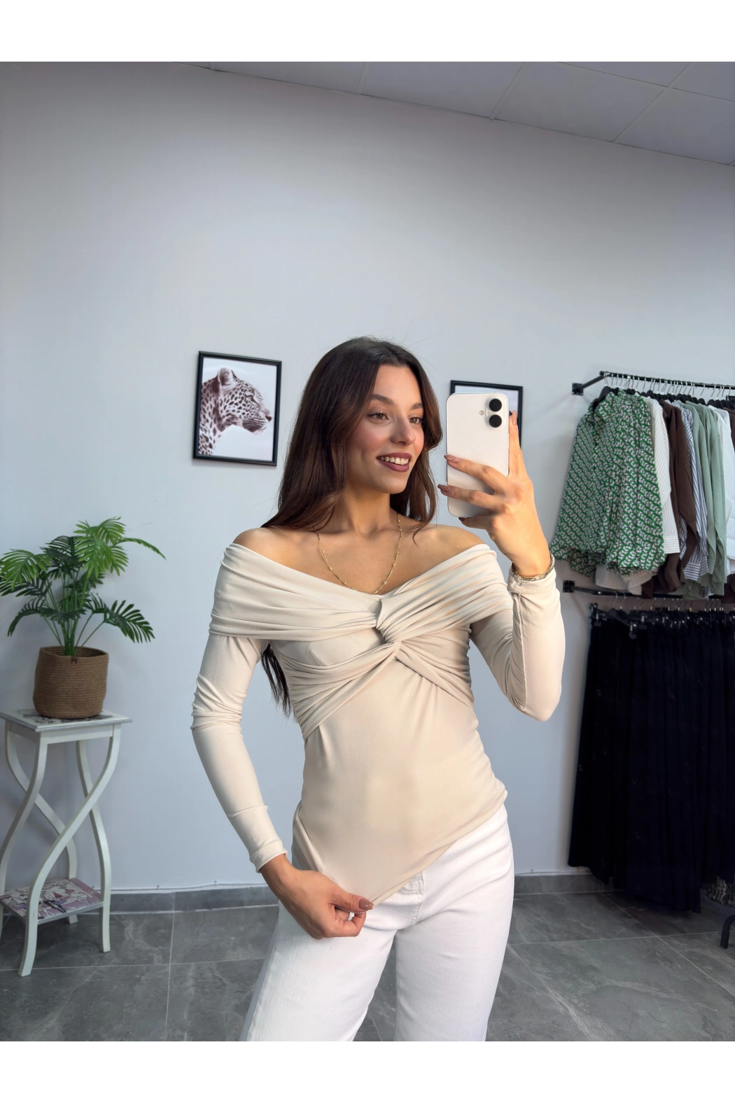 Omuz Dekolte Taş Body