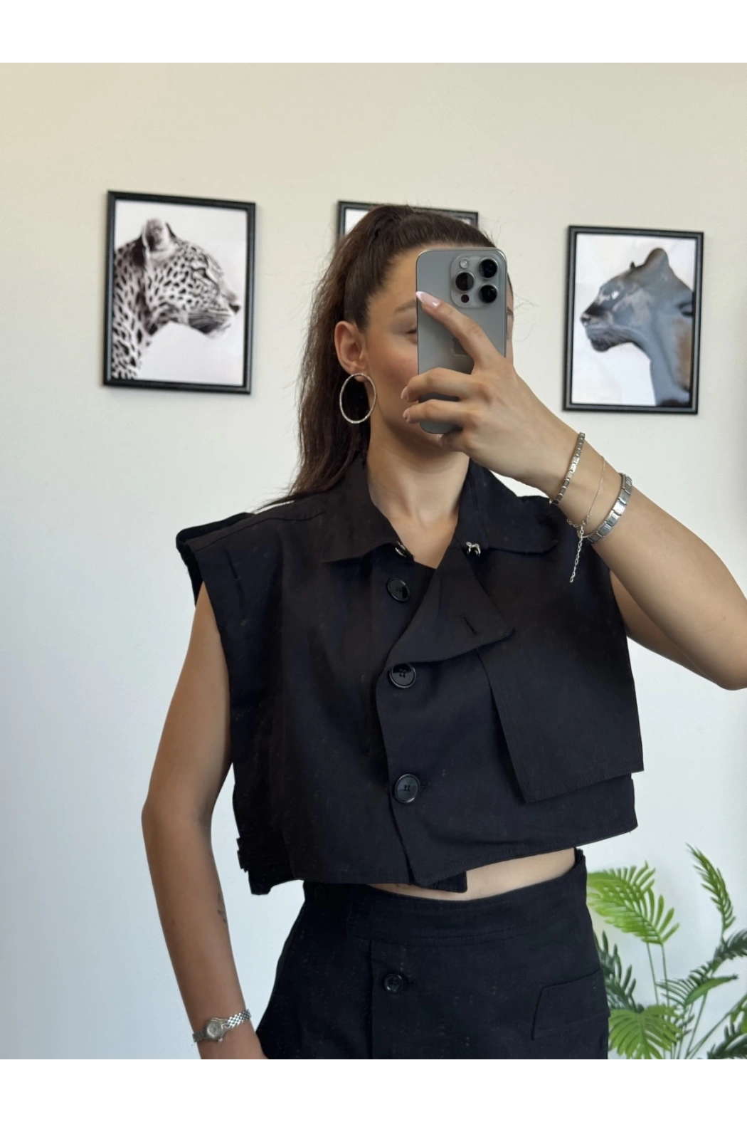 Siyah Yelek Etek Takım