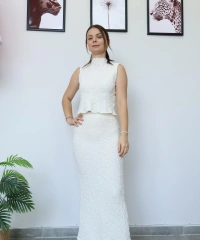 Krem Stradi Bürümcük Takım