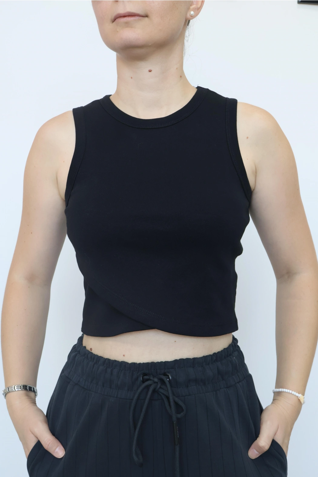 Beymen Siyah Crop