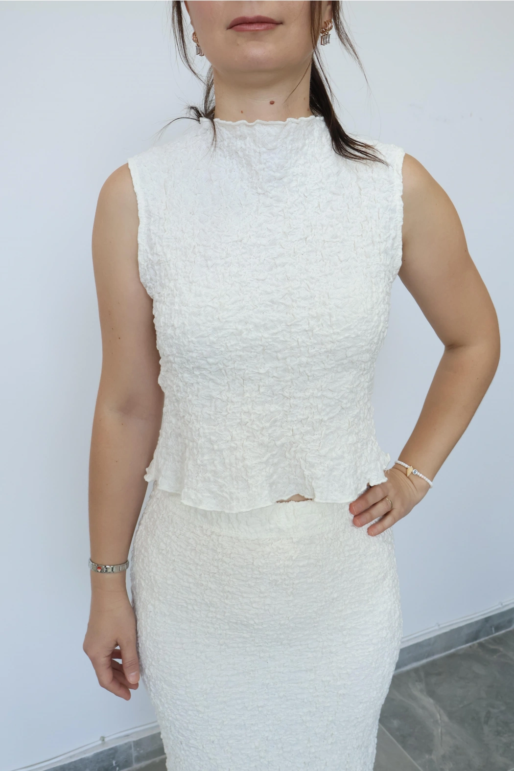 Krem Stradi Bürümcük Takım