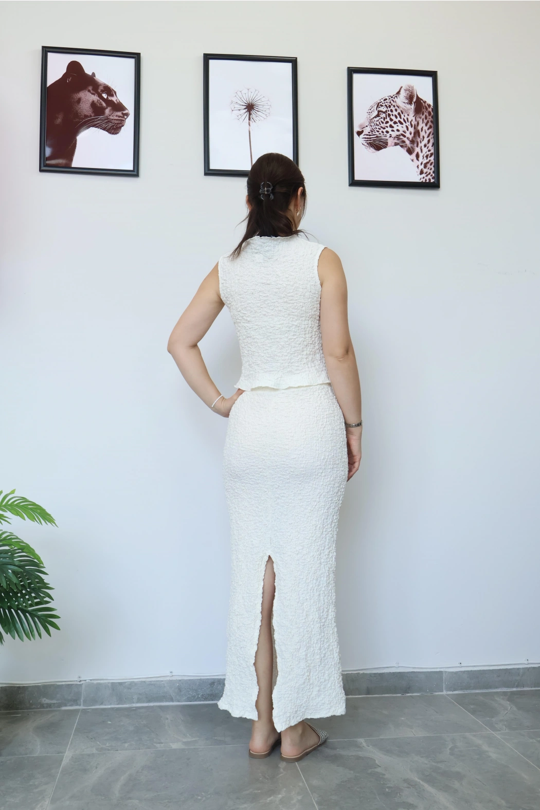 Krem Stradi Bürümcük Takım